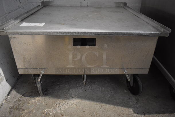 Metal Dolly on Commercial Casters. 27x27x17 - Image 3 of 4