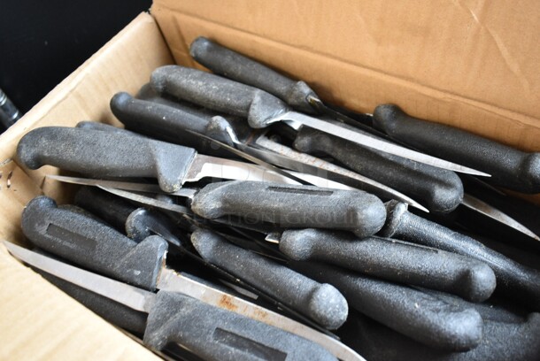 60 SHARPENED Stainless Steel Knives Including Fillet Knives. 60 Times Your Bid!  - Image 2 of 4