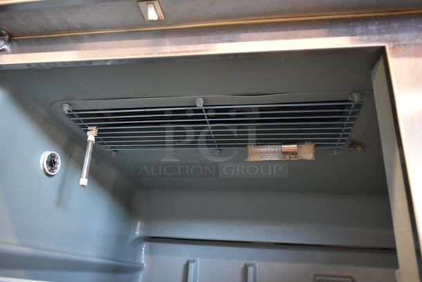 Delfield 6051-S Stainless Steel Commercial 2 Door Reach In Cooler w/ Poly Coated Racks on Commercial Casters. 115 Volts, 1 Phase. Tested and Working! - Image 7 of 10