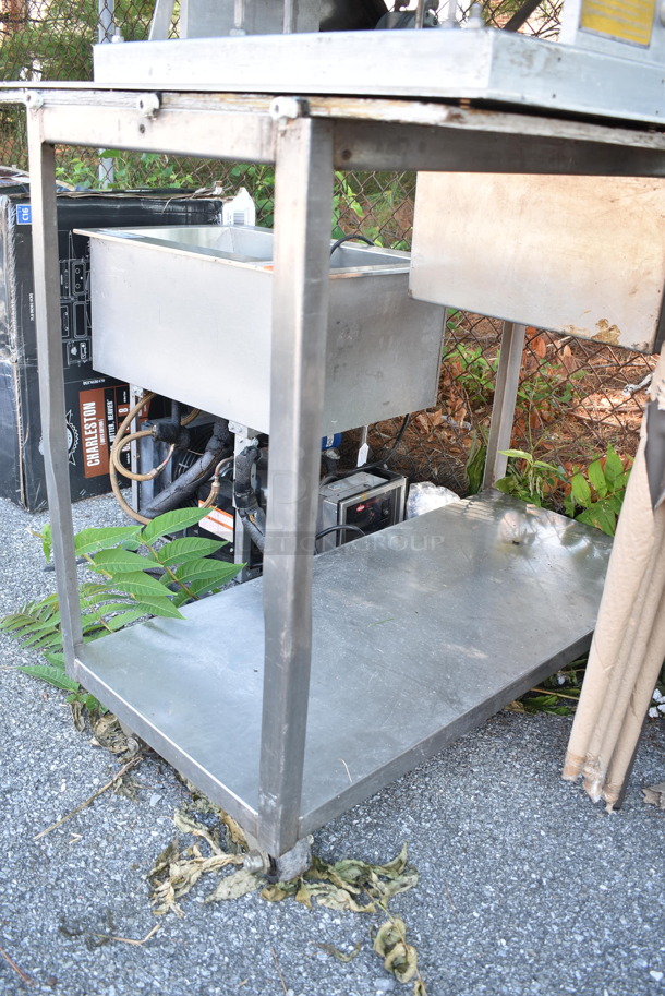 Colburne P-14-R Metal Commercial Countertop Dough Sheeter w/ Equipment Stand on Commercial Casters. Cannot Test - Missing Power Cord - Image 5 of 8