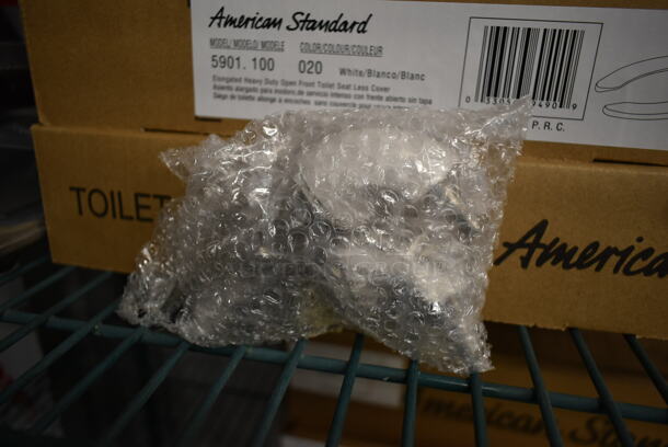 6 BRAND NEW IN BOX! American Standard 5901100.02 Elongated Commercial Heavy-Duty Toilet Seat. 6 Times Your Bid! - Image 5 of 6