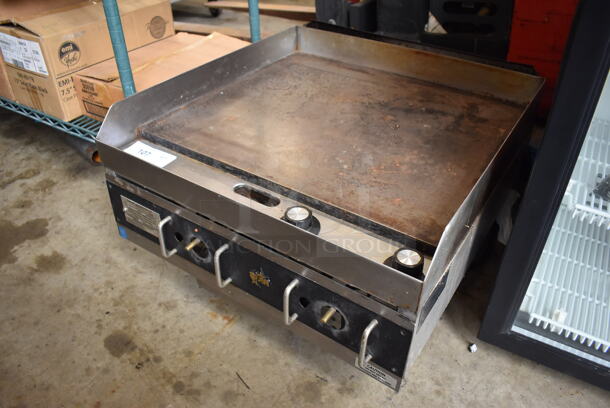 Star 624 Stainless Steel Commercial Countertop Propane Gas Powered Flat Top Griddle. 24x26x14 - Image 2 of 6
