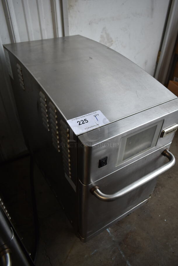 2014 Merrychef eikon e2 Stainless Steel Commercial Countertop Electric Powered Rapid Cook Oven. 208/240 Volts, 1 Phase.  - Image 2 of 7