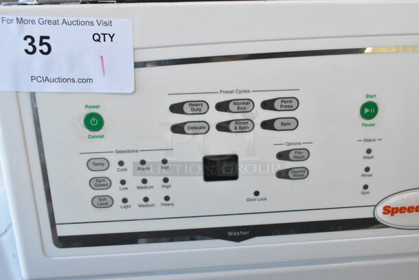 BRAND NEW SCRATCH AND DENT! Speed Queen Front Load Combo Washer and Dryer. 120/208-240 Volts.  - Image 3 of 7