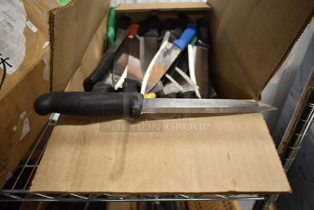 50 SHARPENED Stainless Steel Knives Including Chef Knives. 50 Times Your Bid! - Image 3 of 4