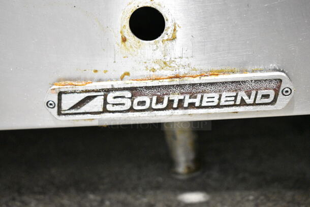 Southbend HDG-48 stainless Steel Commercial Countertop Natural Gas Powered Flat Top Griddle.  - Image 2 of 5