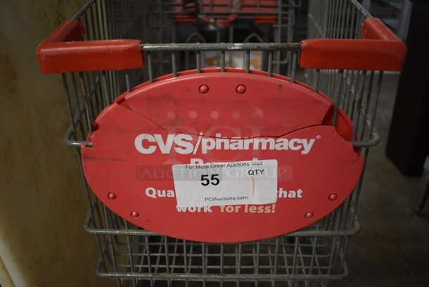 Metal Shopping Cart. 21x32x37. - Image 4 of 4