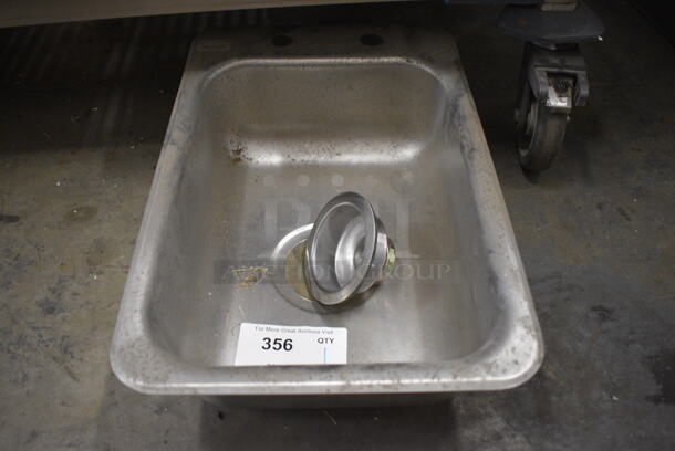 Metal Drop In Sink Basin. 12x18x5