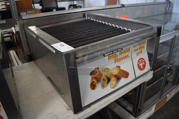 Star Stainless Steel Commercial Countertop Hot Dog Roller Grill w/ Bun Storage Bin. 120 Volts, 1 Phase. 24x28.5x12. Tested and Working! - Image 2 of 8