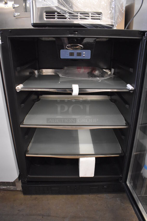BRAND NEW SCRATCH AND DENT! Silhouette DBC514BLS Stainless Steel Mini Single Door Reach In Wine Chiller Cooler Merchandiser. 115 Volts, 1 Phase. 24x24x35. Tested and Working! - Image 5 of 9