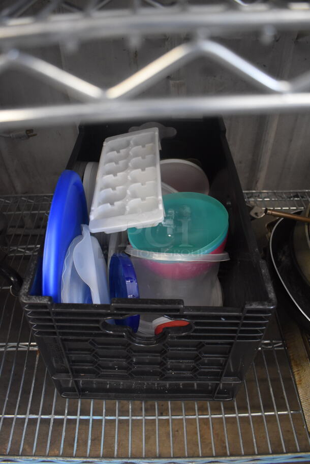 Tier Lot including Pots, Pans, Napkins, Utensil Tray and NEW Case of enMotion Paper Towels - Image 4 of 4