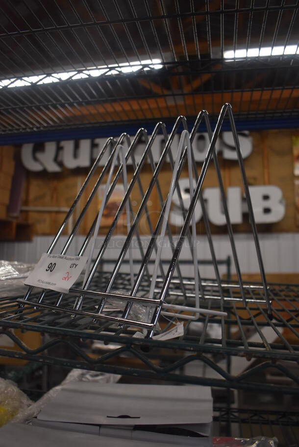 2 Countertop Cutting Board Racks. 9x11.5x11, 7x4x9. 2 Times Your Bid! - Image 2 of 3