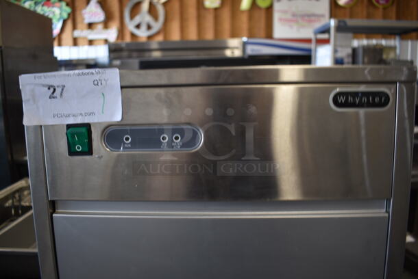 BRAND NEW SCRATCH AND DENT! Whynter FIM-450HS Commercial Stainless Steel Electric Free Standing Ice Maker. 115V. Tested And Working! - Image 2 of 8