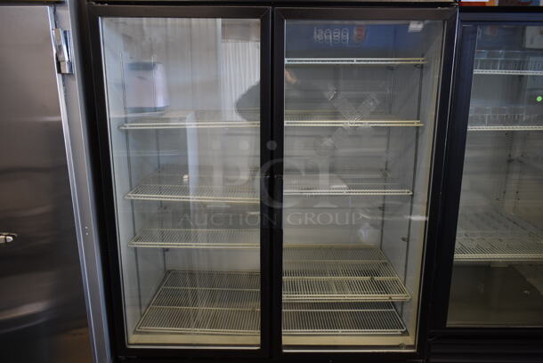 Beverage Air MT49 Metal Commercial 2 Door Reach In Cooler Merchandiser w/ Poly Coated Racks. 115 Volts, 1 Phase. Tested and Does Not Power On - Image 3 of 8