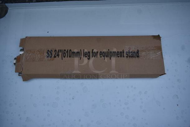 BRAND NEW SCRATCH AND DENT! Regency 600ES3060S 30" x 60" 16-Gauge Stainless Steel Equipment Stand with Undershelf - Image 4 of 6