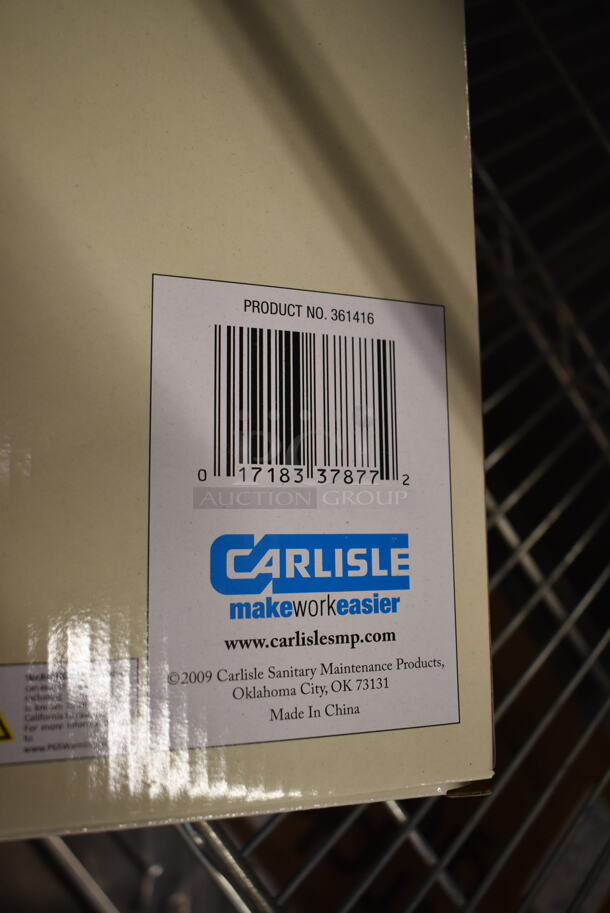 6 BRAND NEW SCRATCH AND DENT! Carlisle 27136141603 41" Broom and Upright Dustpan. 6 Times Your Bid! - Image 4 of 4
