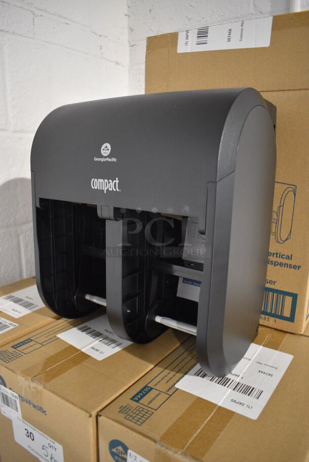 5 BRAND NEW IN BOX! Georgia Pacific Compact Poly Wall Mount Toilet Paper Dispenser. 11x8x14. 5 Times Your Bid! - Image 2 of 4