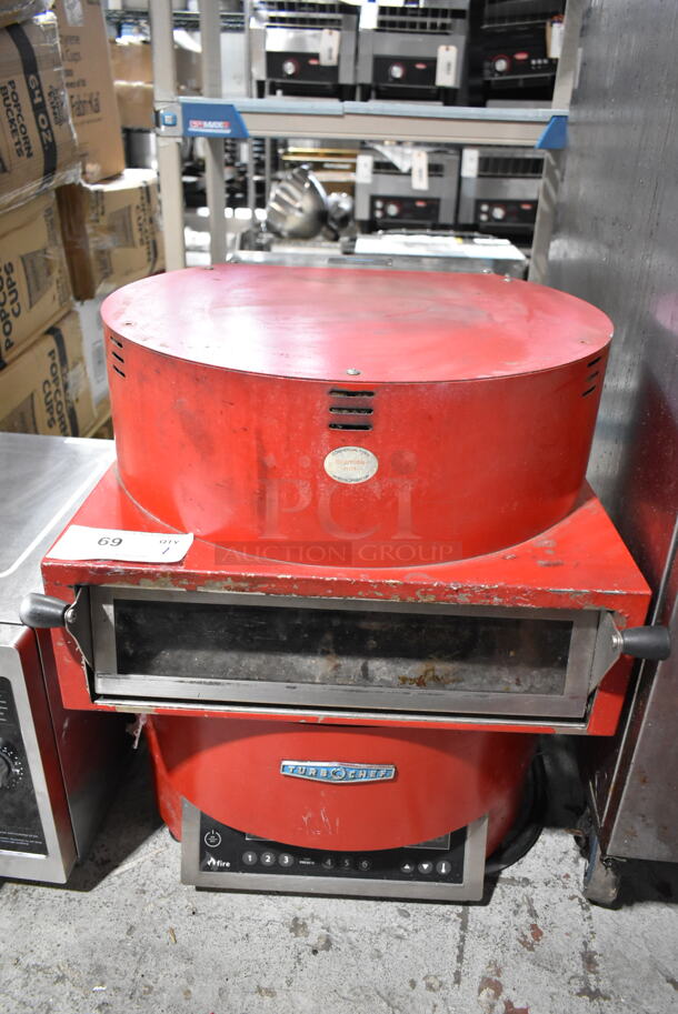 2016 Turbochef 941-004-00 Metal Commercial Countertop Electric Powered Pizza Oven. 208/240 Volts, 1 Phase. 