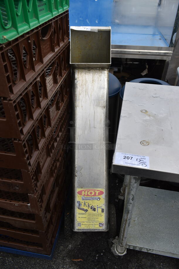 The Shortening Shuttle Metal Commercial Used Oil Transport Unit. - Image 1 of 5