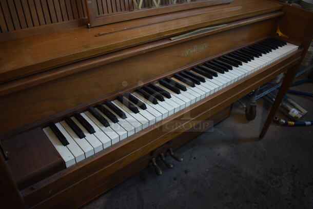 Chickering Wooden Piano. 57.5x23.5x40 - Image 6 of 7