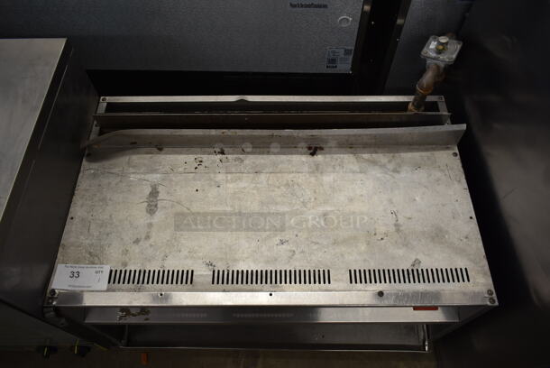 Vulcan Stainless Steel Commercial Natural Gas Powered Cheese Melter.  - Image 2 of 3