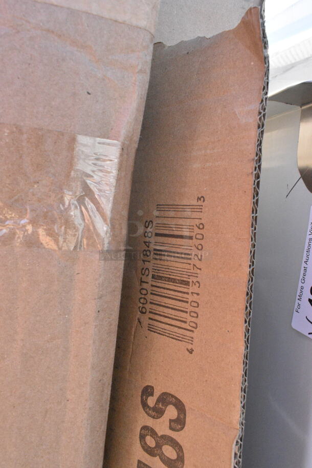 3 BRAND NEW SCRATCH AND DENT! Items Including 600TS1848S Regency 18" x 48" 16-Gauge 304 Stainless Steel Commercial Work Table with Undershelf, 522SG3048 Steelton 30" x 48" 18-Gauge Stainless Steel Equipment Stand with Undershelf and Galvanized Legs, RAF-5 Unit. 3 Times Your Bid! May Be Missing Pieces. - Image 3 of 5