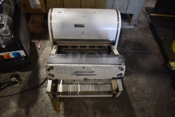 US Slicing MB Metal Commercial Countertop Bread Loaf Slicer. 115 Volts, 1 Phase. Cannot Test - Unit Needs New Power Cord