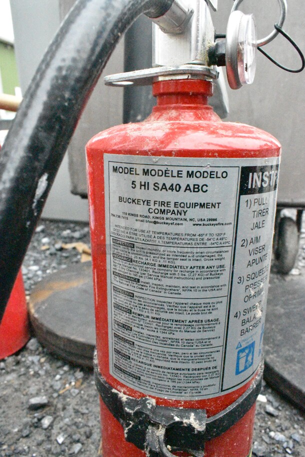 4 Various Fire Extinguishers Including 1 Wet Chemical and 3 Dry. 4 Times Your Bid! Buyer Must Pick Up - We Will Not Ship This Item. - Image 9 of 12