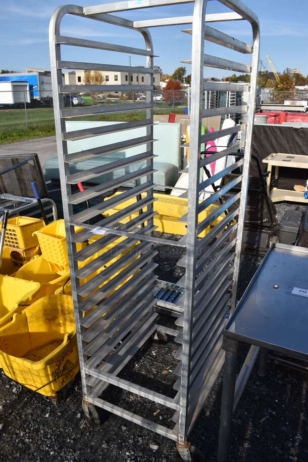 Metal Commercial Pan Transport Rack on Commercial Casters. 20.5x26x70 - Image 3 of 3