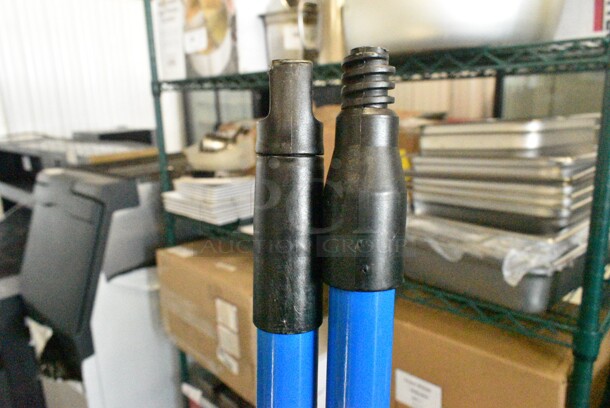 2 Blue Mop Handles. 2 Times Your Bid!  - Image 3 of 4