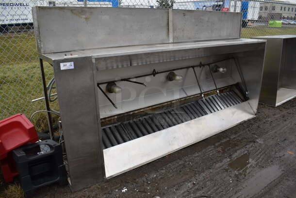 10' CaptiveAire SELF CONTAINED Stainless Steel Commercial Grease Hood w/ Filters and Make Up Air Vent. 120x24x49 - Image 2 of 8