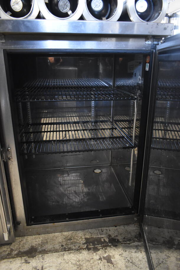 Perlick BBS60-RO Stainless Steel Commercial 2 Door Back Bar Cooler. 115 Volts, 1 Phase. Tested and Working! - Image 5 of 6