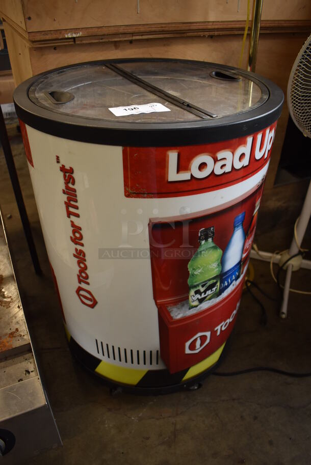 IDW G-77 Metal Commercial Ice Bin Drink Merchandiser on Commercial Casters. 22.5x22.5x33 - Image 3 of 7
