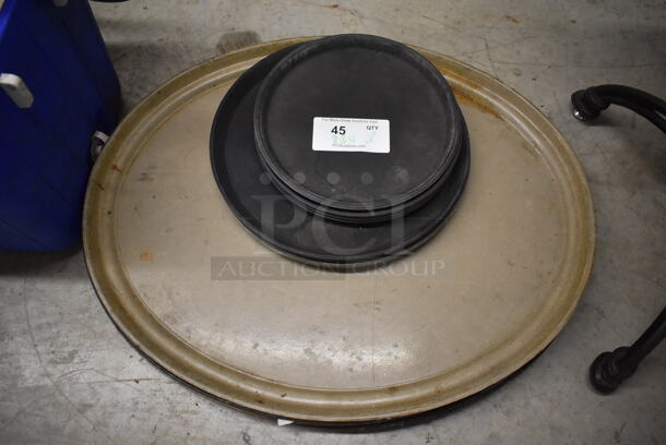 ALL ONE MONEY! Lot of 15 Various Serving Trays. Includes 11x11x1, 14x14x1, 27x23x1 - Image 1 of 3