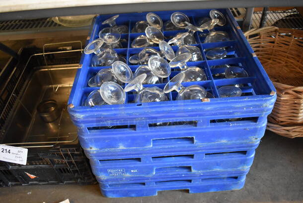 ALL ONE MONEY! Lot of Various Items Under Tabletop Including Baskets, Glasses and Poly Bin - Image 5 of 12