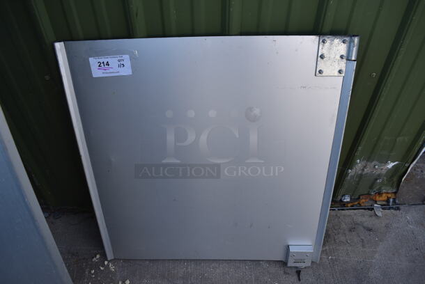 Eliason Metal Swinging Kitchen Door. 30x1x32 - Image 1 of 3