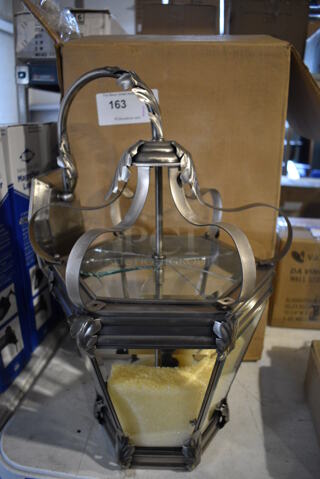 BRAND NEW SCRATCH AND DENT! Metal Light Fixture. 14x14x21