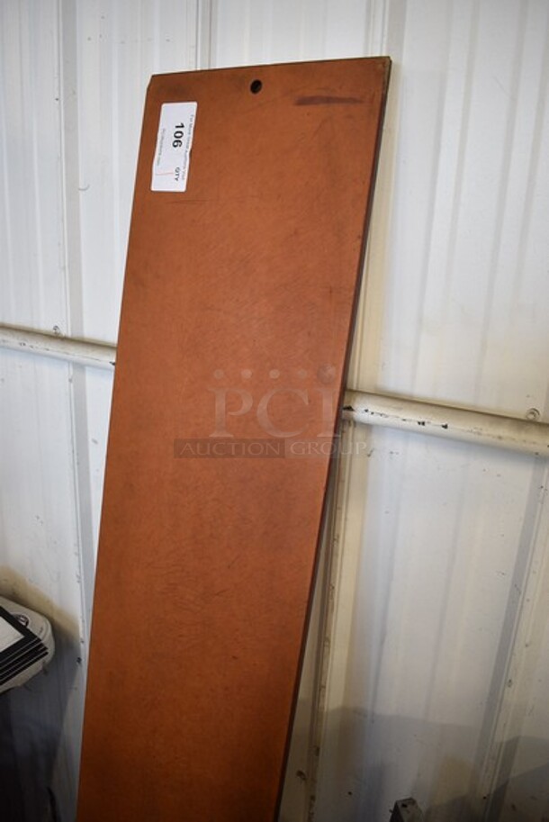 Wooden Cutting Board for Bain Marie. 64x12x0.5. - Image 2 of 3