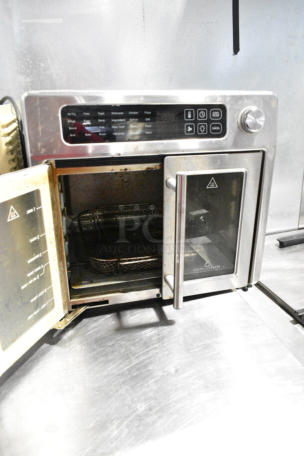 Emeril Lagasse FAFO-001 Stainless Steel Countertop French Door Air Fryer Oven. 120 Volts, 1 Phase. Tested and Working! - Image 5 of 6