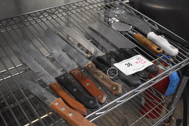 Lot of Various Knives and Sharpeners ALL ONE MONEY! - Image 2 of 3