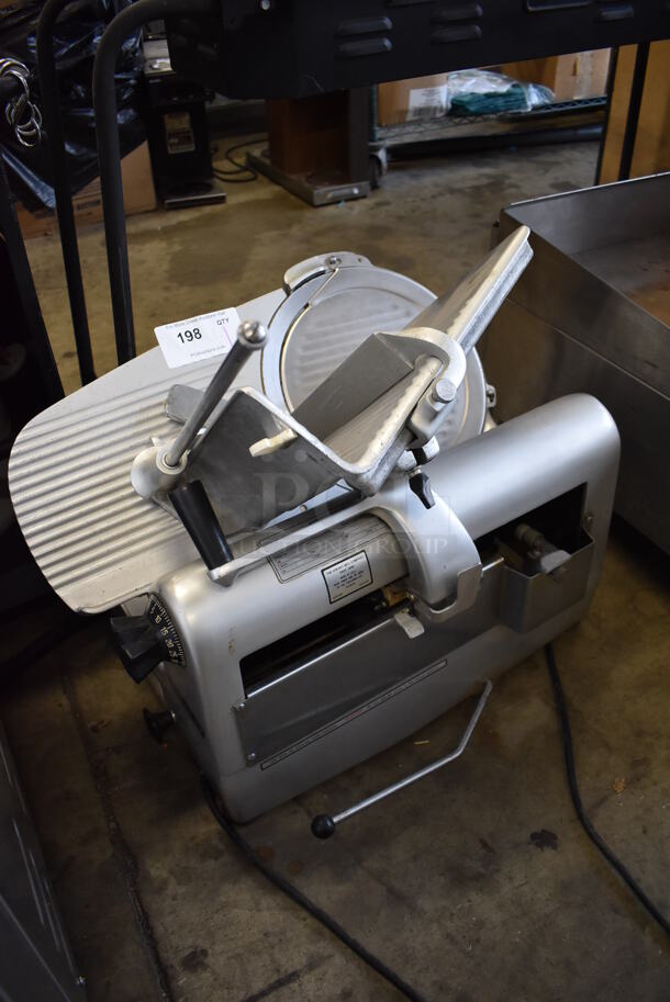 Hobart 1712 Stainless Steel Commercial Countertop Automatic Meat Slicer. 115 Volts, 1 Phase. 23x26x26. Tested and Working! - Image 3 of 7