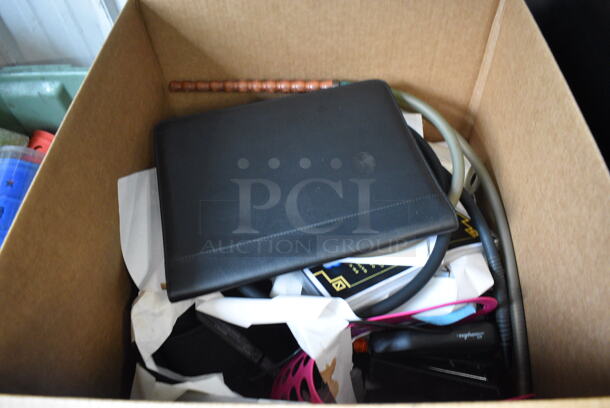 ALL ONE MONEY! Lot of 2 Boxes of Various Items Including Light Covers and Hose! - Image 3 of 5