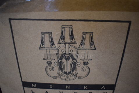 IN ORIGINAL BOX! American Lighting Association Minka Lavery 1573-477 Light Fixture