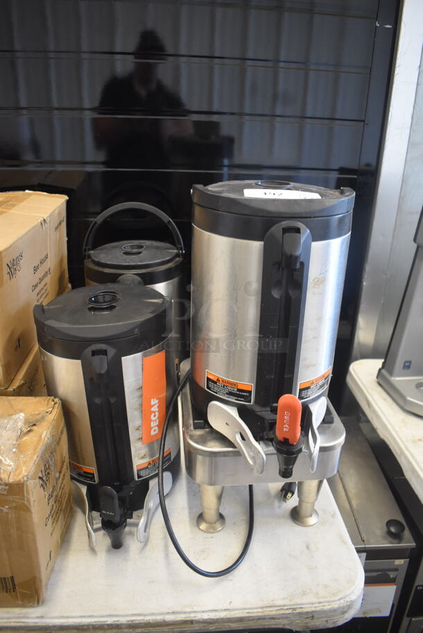 2020 Models 4 Bunn SH Server Coffee Dispensers w/ 1 Warming Stand. 120 Volts 1 Phase. 4 Times Your Bid! - Image 1 of 9