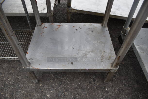 Stainless Steel Table w/ Under Shelf. 30x24x36 - Image 4 of 4