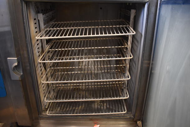 2014 Alto Shaam 10.10 ESI Stainless Steel Commercial Electric Powered Combitherm Convection Oven w/ View Through Door and Metal Oven Racks. 208-240 Volts, 3 Phase. 42x32x39 - Image 3 of 5