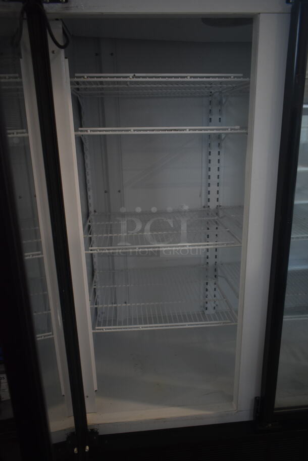 Master-Bilt BLG-74HDA Metal Commercial 3 Door Reach In Freezer Merchandiser w/ Poly Coated Racks. 208-230 Volts, 1 Phase. Tested and Working! - Image 4 of 8