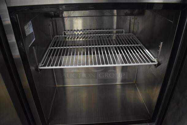 Atosa MSF8301GR Stainless Steel Commercial Sandwich Salad Prep Table Bain Marie Mega Top on Commercial Casters. 115 Volts, 1 Phase. 27.5x30x46. Tested and Working! - Image 7 of 7