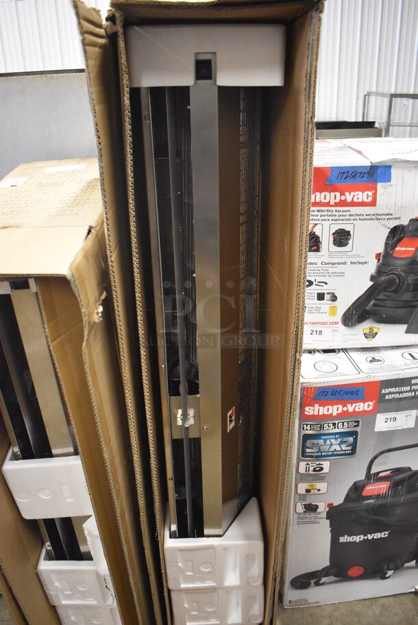 BRAND NEW SCRATCH AND DENT! Curtron AP-2-60-1-SS Air Pro Air Curtain Insect Door. 120 Volts, 1 Phase. 60x12x10. Tested and Working! - Image 4 of 6