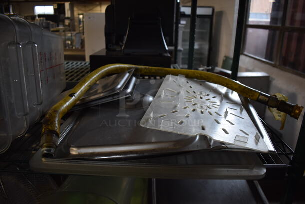 ALL ONE MONEY! Tier Lot of Various Items Including Poly Bins and Stainless Steel Drop In Bins - Image 2 of 4